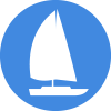 ícone embarcação oceano