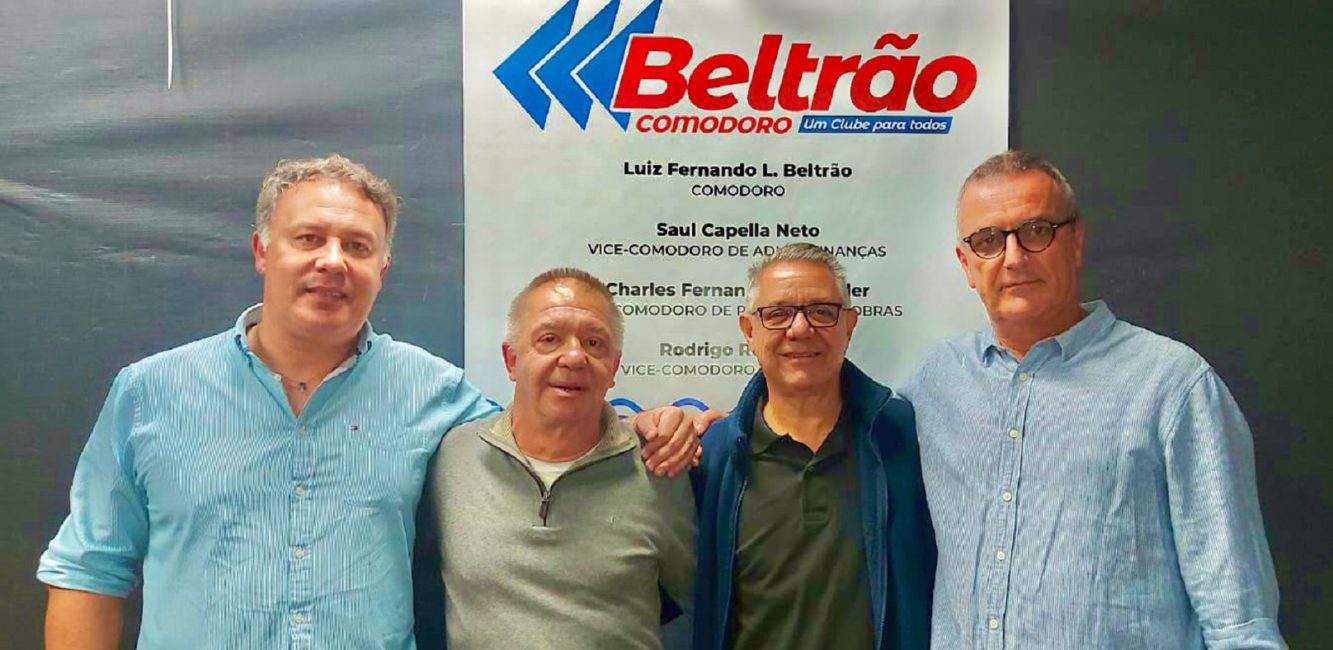 Foto Rodrigo Ruhland, Luiz Fernando Beltrão, Saul Capella e Charles Schroeder