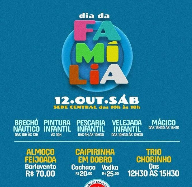 Dia da Família no Veleiros da Ilha - 12 de outubro